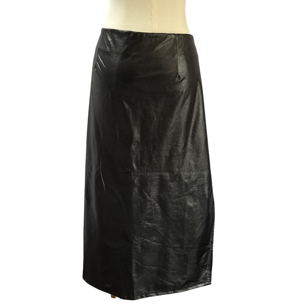 Women’s SHEIN Faux Leather Skirt Sz 2X Curvy